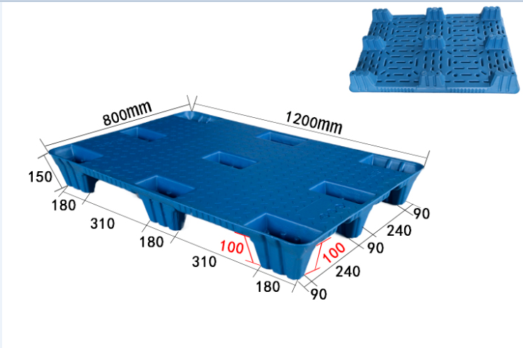 1208吹塑九脚托盘 1208吹塑九脚托盘