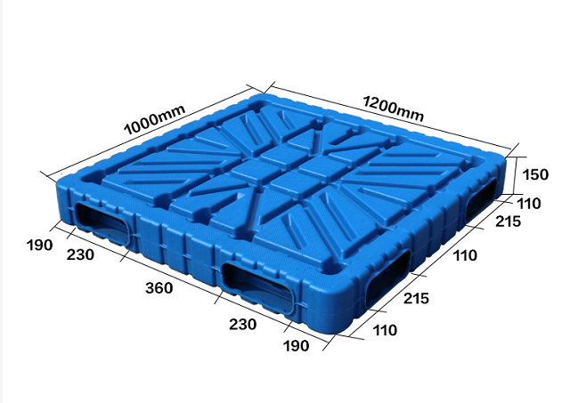 1210吹塑双面托盘
